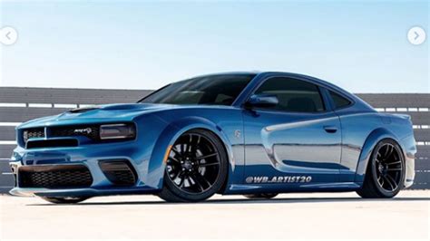 Dodge Charger Widebody Gets 2-Door Retro Treatment