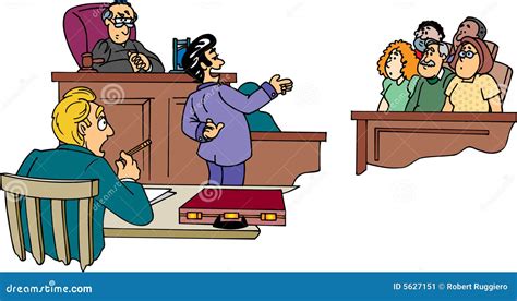 The Jury Cartoon Vector | CartoonDealer.com #28883891