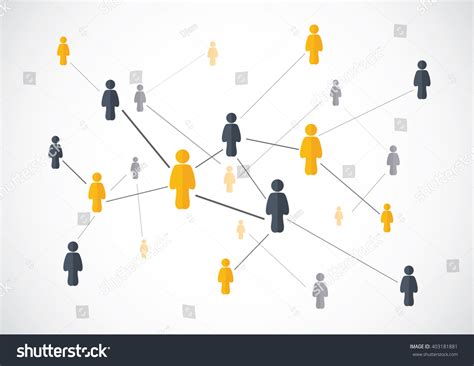 Human Connection Abstract Human Connection Human Stock Vector (Royalty ...