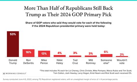 Trump Is Still Dominating the 2024 GOP Primary Field