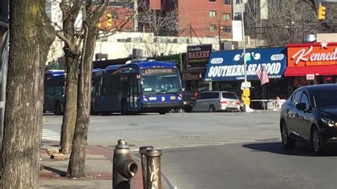 MTA BUS: RARE 2020 Novabus LFSA [5566] BX5 Bus @ Hunts Point Avenue ...