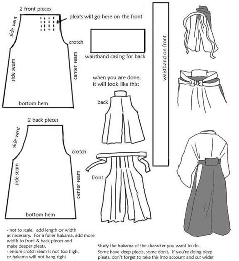 For the longest time I have wanted to make a Japanese Hakama properly ...