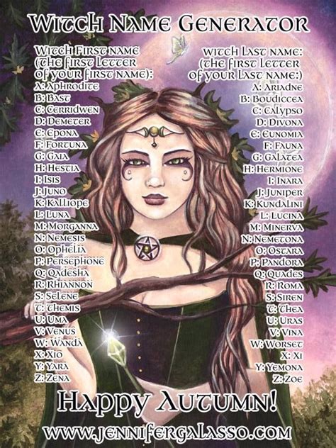 Jennifer Galasso Art's Photos - Jennifer Galasso Art | Witch names ...