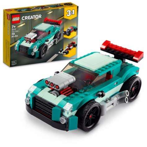 LEGO Creator 3in1 Street Racer 31127 Building Kit Featuring a Muscle Car, (Pack of 14), 14 packs ...
