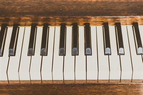 Old vintage piano keys 2198225 Stock Photo at Vecteezy