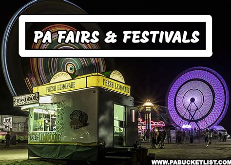 PA Fairs and Festivals