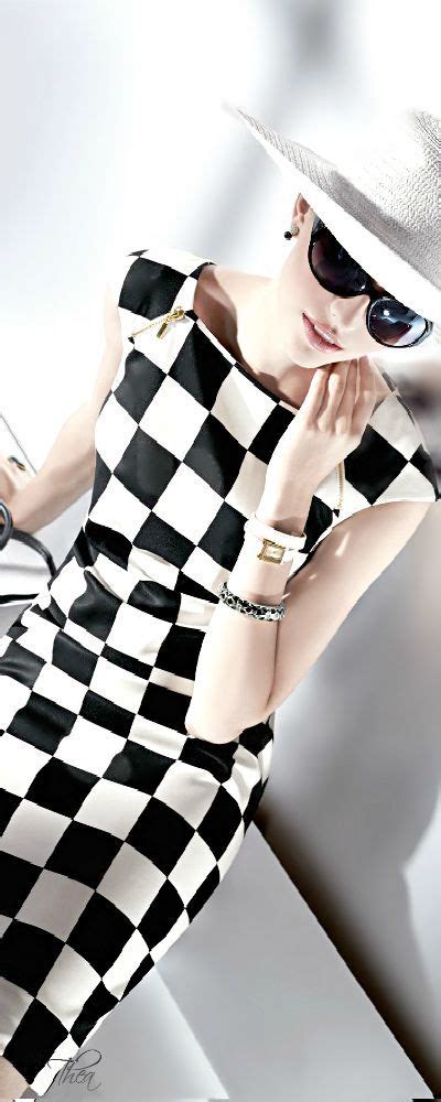 20 Sleek Checkered Outfits that You will Love (WITH PICTURES) | Black white fashion, Checkered ...