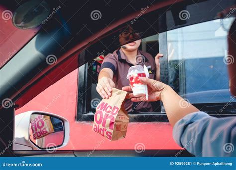 McDonalds Drive Thru Digital Menu Nn Editorial Photo | CartoonDealer ...