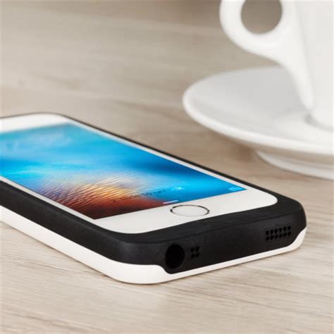 aircharge MFi Qi iPhone SE Wireless Charging Case - White