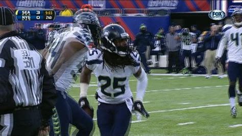 Seahawks CB Richard Sherman interception