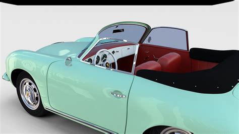 Porsche 356 Convertible Rev - 3D Model by dragosburian