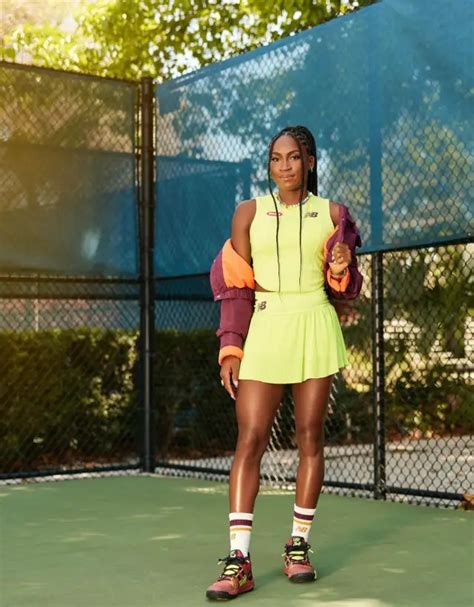 Coco Gauff's US Open look: Yellow New Balance outfit and matching CG1 ...