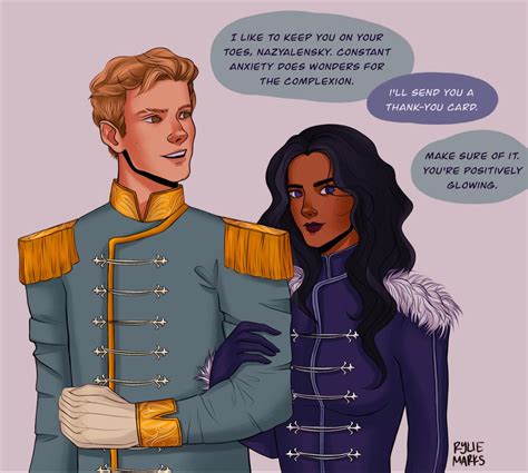 Zoya Nazyalensky and Nikolai Lantsov from Leigh Bardugo’s Grishaverse book King of Scars # ...