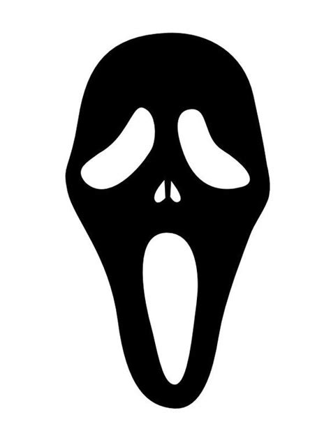 Items similar to Scream mask Halloween decals stickers on Etsy