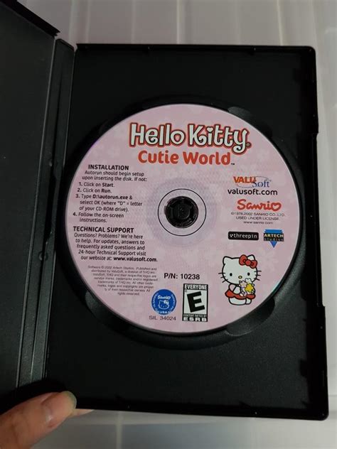 Hello Kitty Cutie World CD ROM, Video Gaming, Gaming Accessories, In-Game Products on Carousell