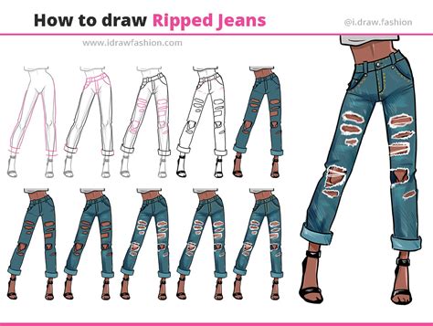 How To Draw Skinny Jeans - Mealvalley17