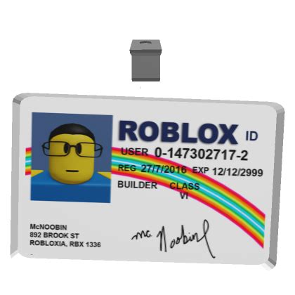 Fake McNoobin ID | Roblox Item - Rolimon's