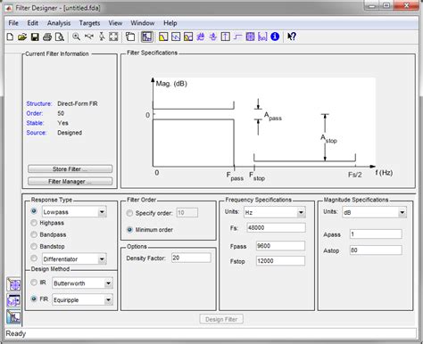 Introduction to Filter Designer