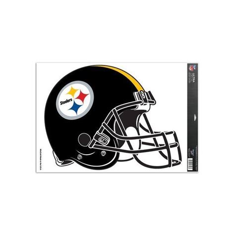 Pittsburgh Steelers NFL 14x11 Helmet Ultra Decal | Steel City Collectibles