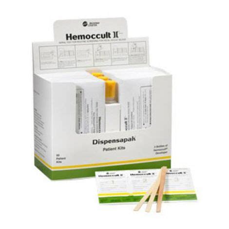 Hemoccult II Dispensapak Fecal Occult Blood Test Kit