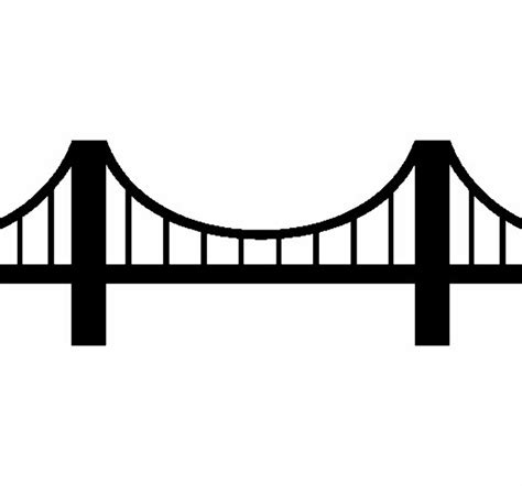 Download High Quality bridge clipart outline Transparent PNG Images ...