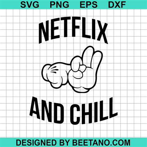 Netflix And Chill SVG, Netflix Chill SVG, Netflix SVG