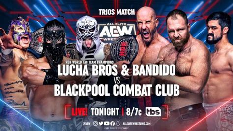 Big Trios Match Announced For Tonight’s AEW Dynamite From San Diego, CA ...