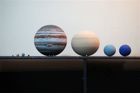 The Solar System & Major Moons (1:700,000,000) – LittlePlanetFactory