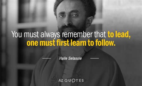 TOP 25 QUOTES BY HAILE SELASSIE (of 83) | A-Z Quotes