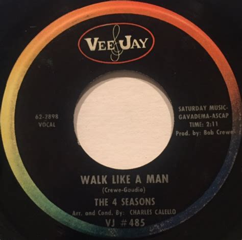 The 4 Seasons – Walk Like A Man (1963, Vinyl) - Discogs