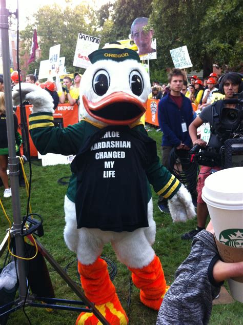 A day with The Duck: Oregon's mascot and the silent king of Eugene ...