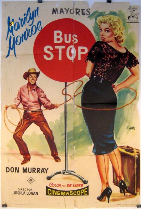 "BUS STOP " MOVIE POSTER - "BUS STOP" MOVIE POSTER