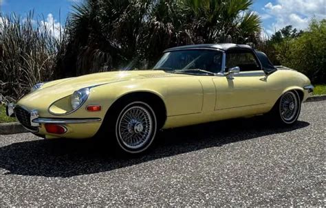 1972 Jaguar XKE V12 E-Type Series III Convertible VIN: 1S20483BW ...