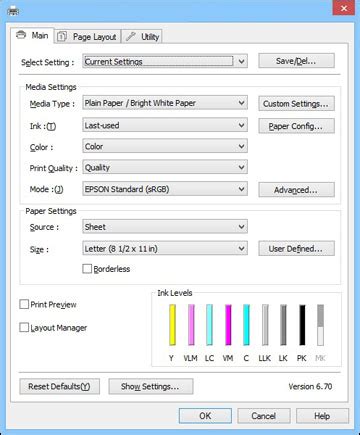 Selecting Basic Print Settings - Windows