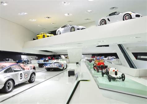 Porsche Museum, Porsche Carrera GT 2003 Dashboard Editorial Image ...