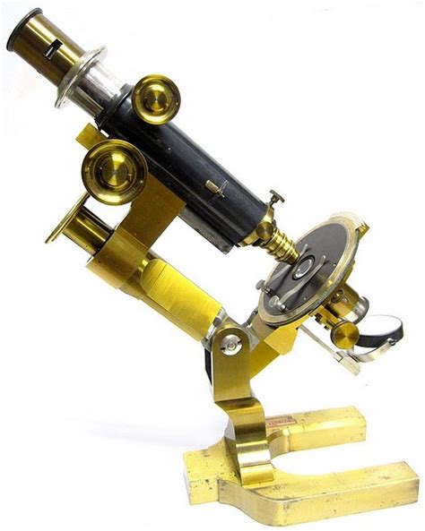 R. Fuess, Berlin, No. 290. Petrological and Crystallographic Microscope, c. 1885. Large ...