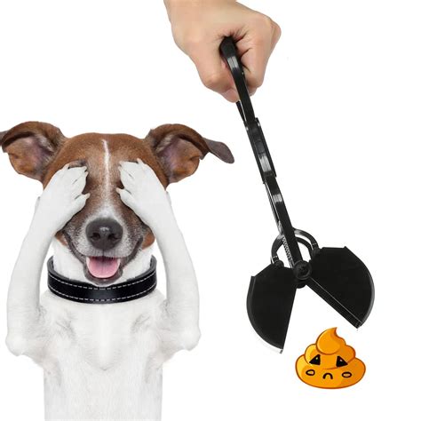 Pet Supply Dog Cat Pet Pooper Scooper Long Handle Jaw Poop Scoop Clean ...