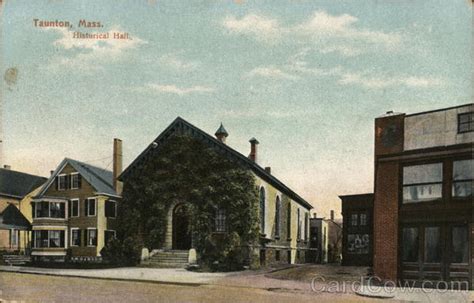 Historical Hall Taunton, MA Postcard