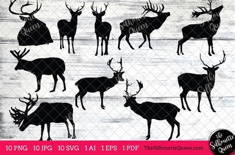 Elk Svg, Elk Monogram, Elk Svg File,cuttable, Elk Svg Bundle, Cut Files ...