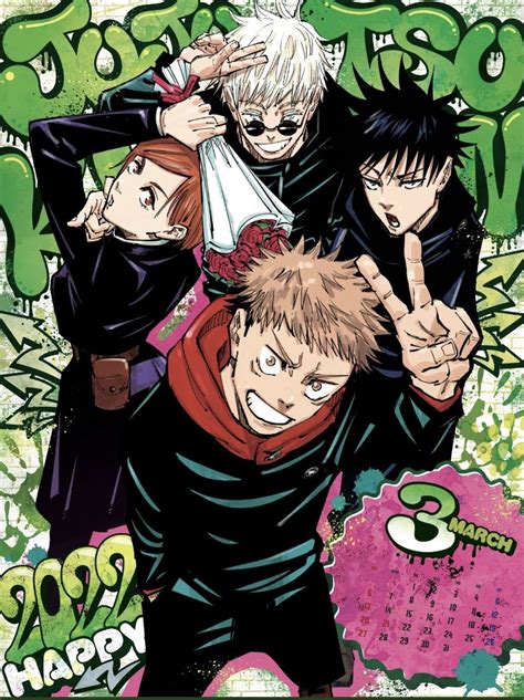 PWFE 12 Styles New Anime Jujutsu Kaisen Canva Wall Poster Scroll Room ...