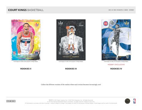 2023-24 Panini Court Kings NBA Basketball Cards