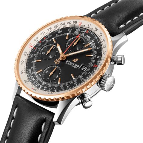 Breitling Navitimer Chronograph 41mm Stainless Steel & 18k Red Gold ...