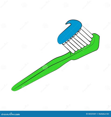 Toothbrush Stock Vector - Image: 58325501