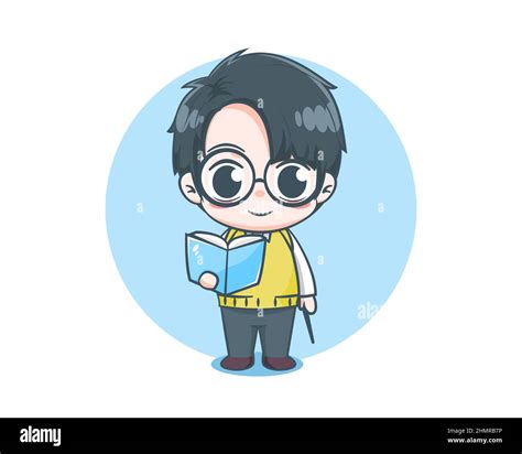 Cute teacher cartoon character Stock Vector Image & Art - Alamy