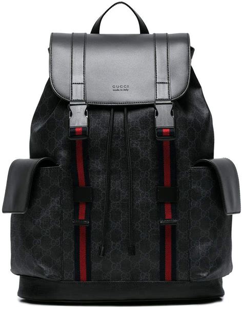 Gucci GG Supreme Pattern Backpack - Farfetch in 2020 | Mens designer backpacks, Mens designer ...