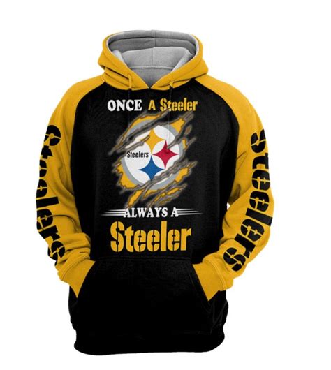 Pittsburgh Steelers Hoodie Pittsburgh Steelers Zip Hoodie | Etsy