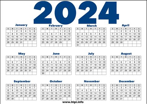 2024 2024 Free Printable School Year Calendar Templates - Printable Online