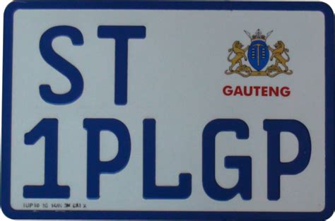 Gauteng Number Plates – ST Number Plates and Signs