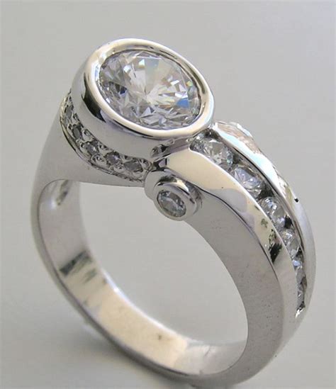 Contemporary Diamond Engagement Rings | Engagement Ring Settings | Unusual wedding rings, Rose ...