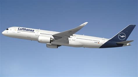 3D airbus xwb lufthansa a350 model - TurboSquid 1405009